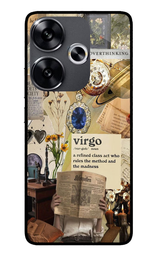 Virgo Zodiac Poco F6 5G Glass Case