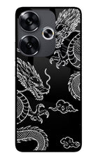 Twin Dragons Poco F6 5G Glass Case