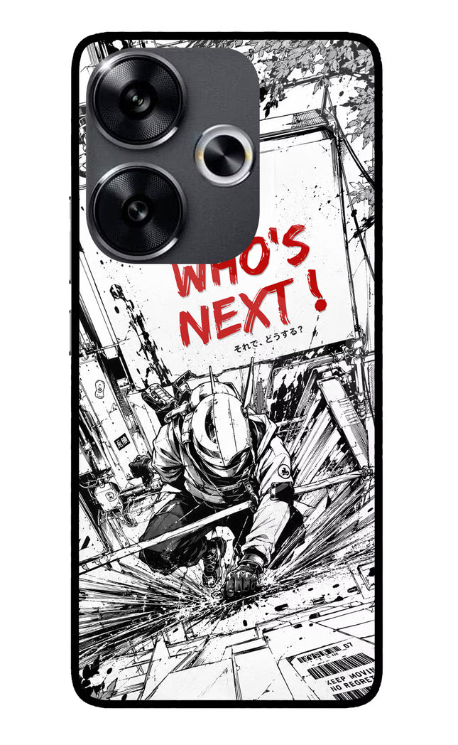 Who's Next Poco F6 5G Glass Case