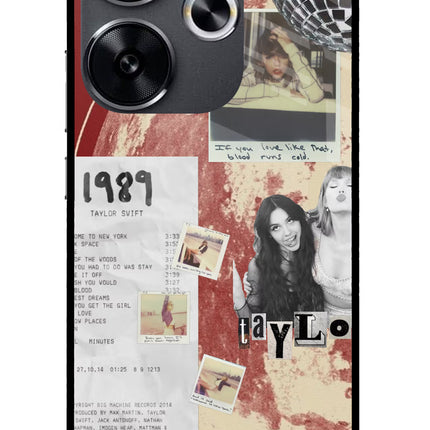 Taylor Swift Poco F6 5G Glass Case