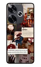 Zodiac Aries Poco F6 5G Glass Case