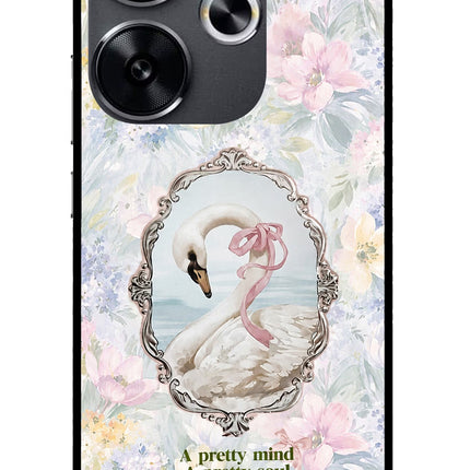Pretty Mind Pretty Soul Poco F6 5G Glass Case