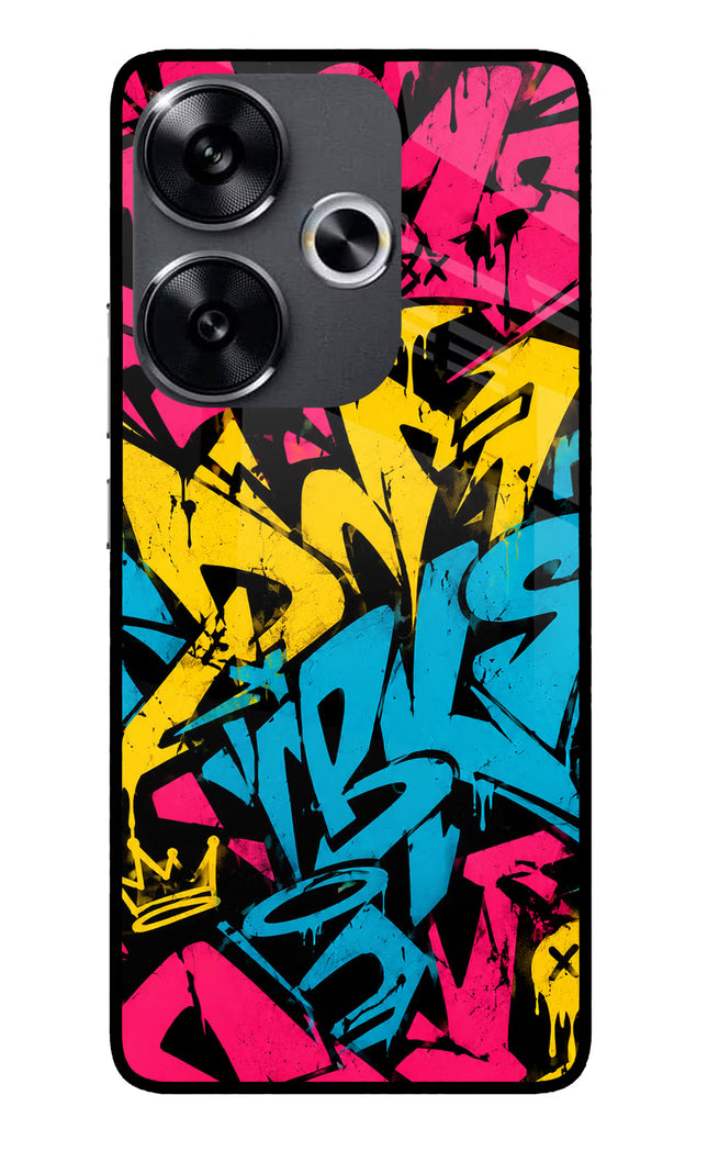 Graffiti Vibe Poco F6 5G Glass Case