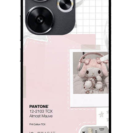 Pantone Asthetic Poco F6 5G Glass Case