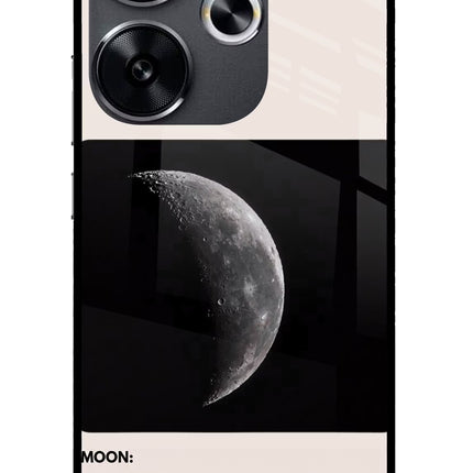 Moon Phase Poco F6 5G Glass Case