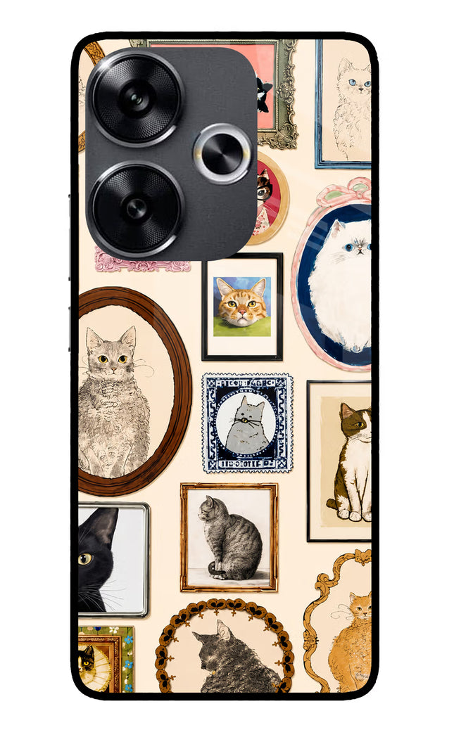 Mirror Cats Poco F6 5G Glass Case