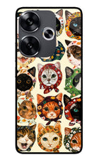 Cool Cat Poco F6 5G Glass Case
