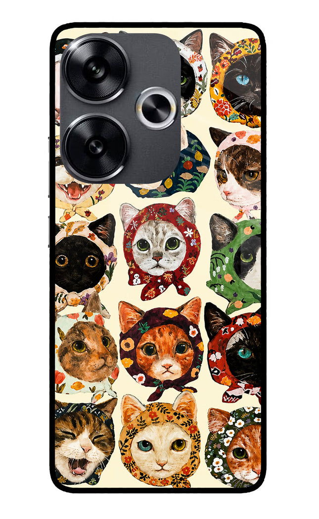 Cool Cat Poco F6 5G Glass Case