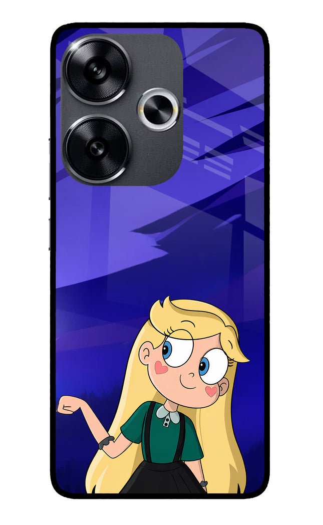 Star Glow Poco F6 5G Glass Case