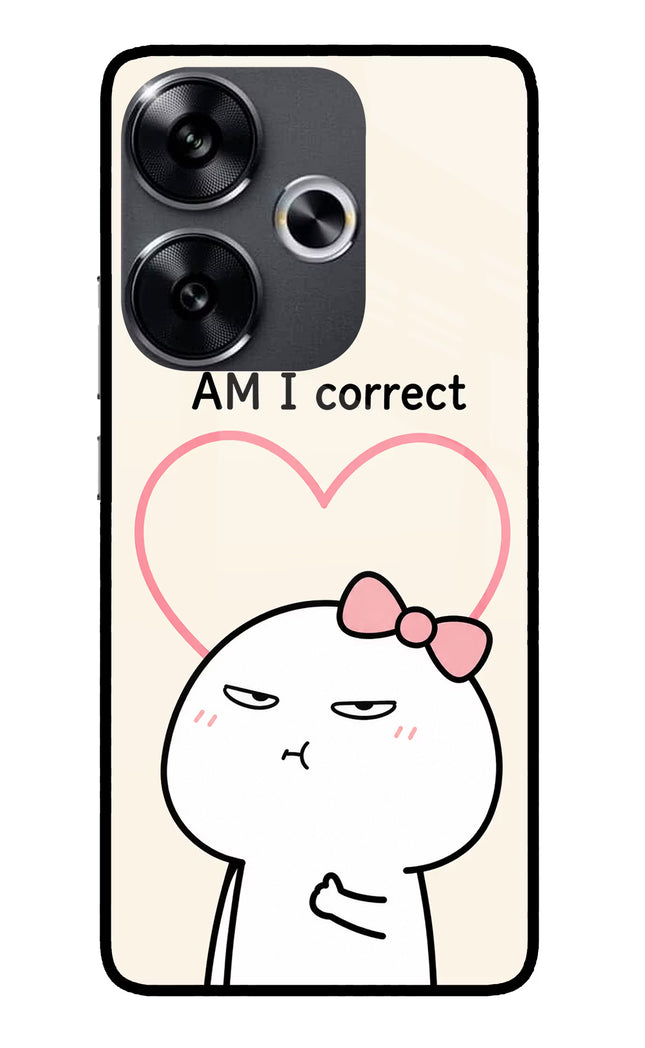 Always Right Poco F6 5G Glass Case