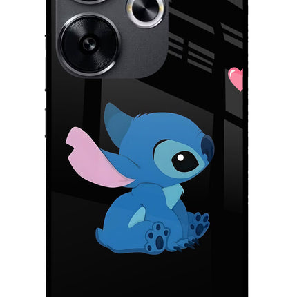 Stitch Crush Poco F6 5G Glass Case