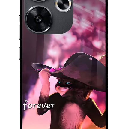 Forever Cat Poco F6 5G Glass Case
