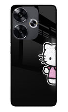Kitty Charm Poco F6 5G Glass Case