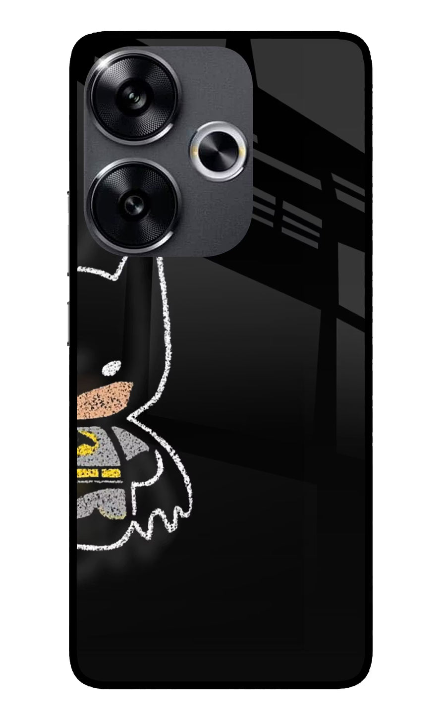 Bat Kitty Poco F6 5G Back Cover, Glass case