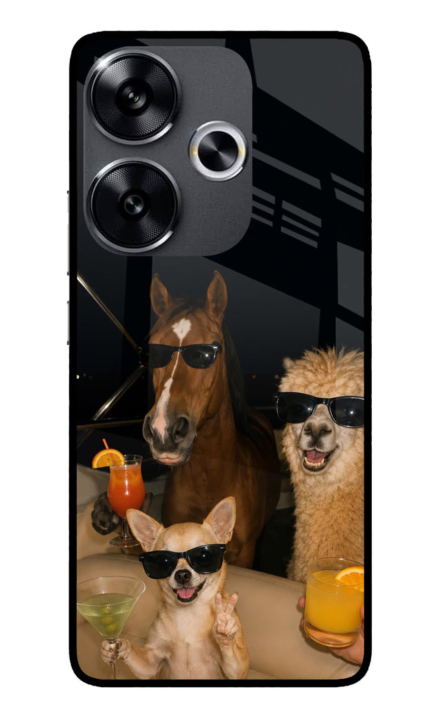 Party Squad Poco F6 5G Glass Case