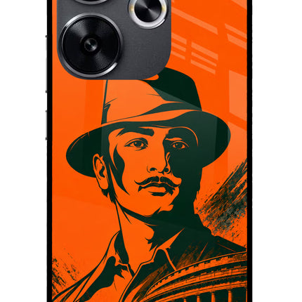 Bhagat Singh Legacy Poco F6 5G Glass Case