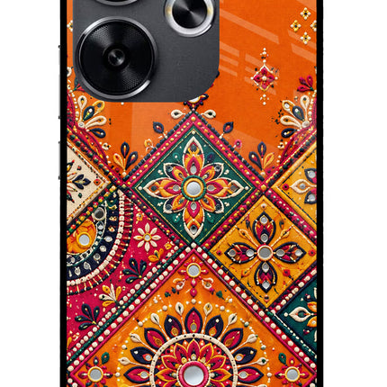 Kutch Glow Poco F6 5G Glass Case