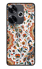 White Mayura Poco F6 5G Glass Case