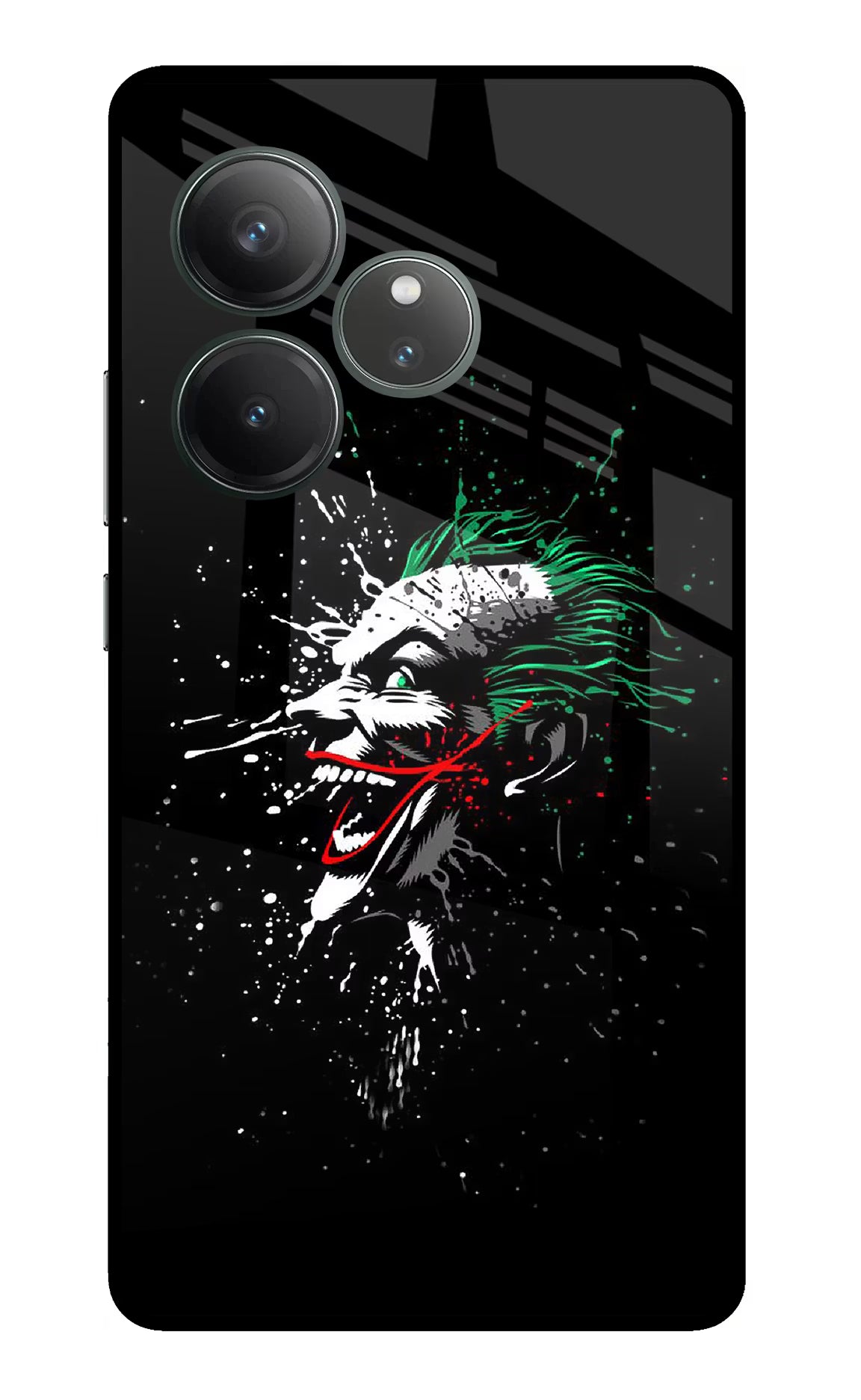Joker Realme GT 6 Glass Case Back Cover by Casekaro