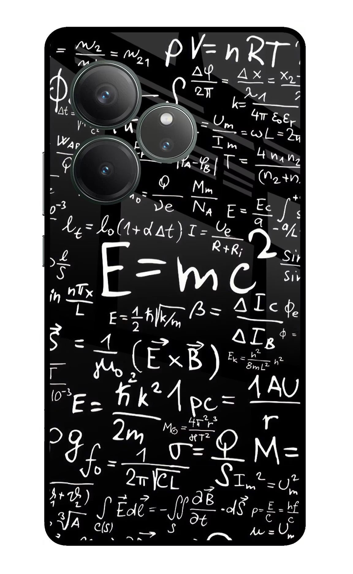 Physics Formula Realme GT 6 Glass Case Back Cover by Casekaro