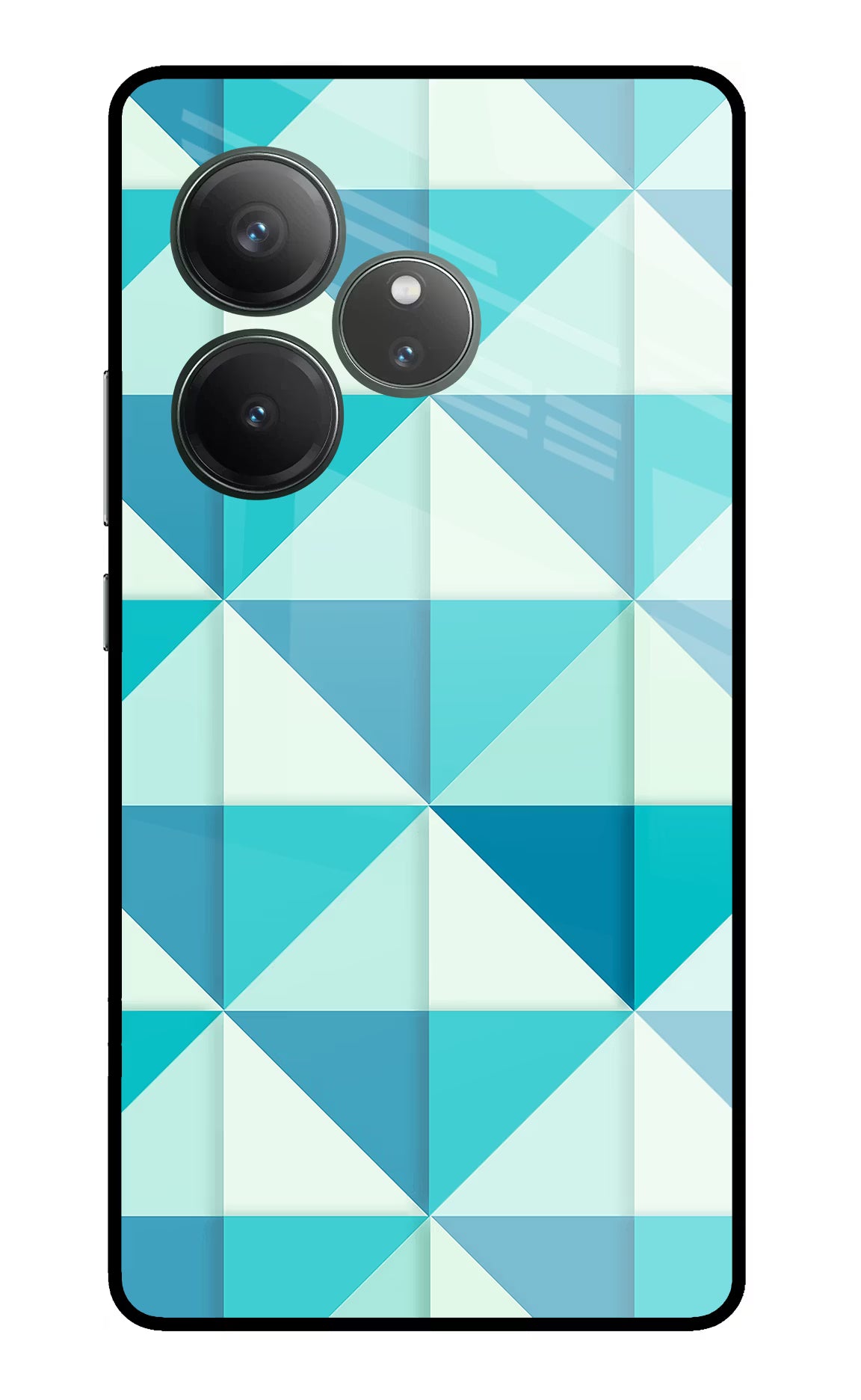 Abstract Realme GT 6 Glass Case Back Cover by Casekaro