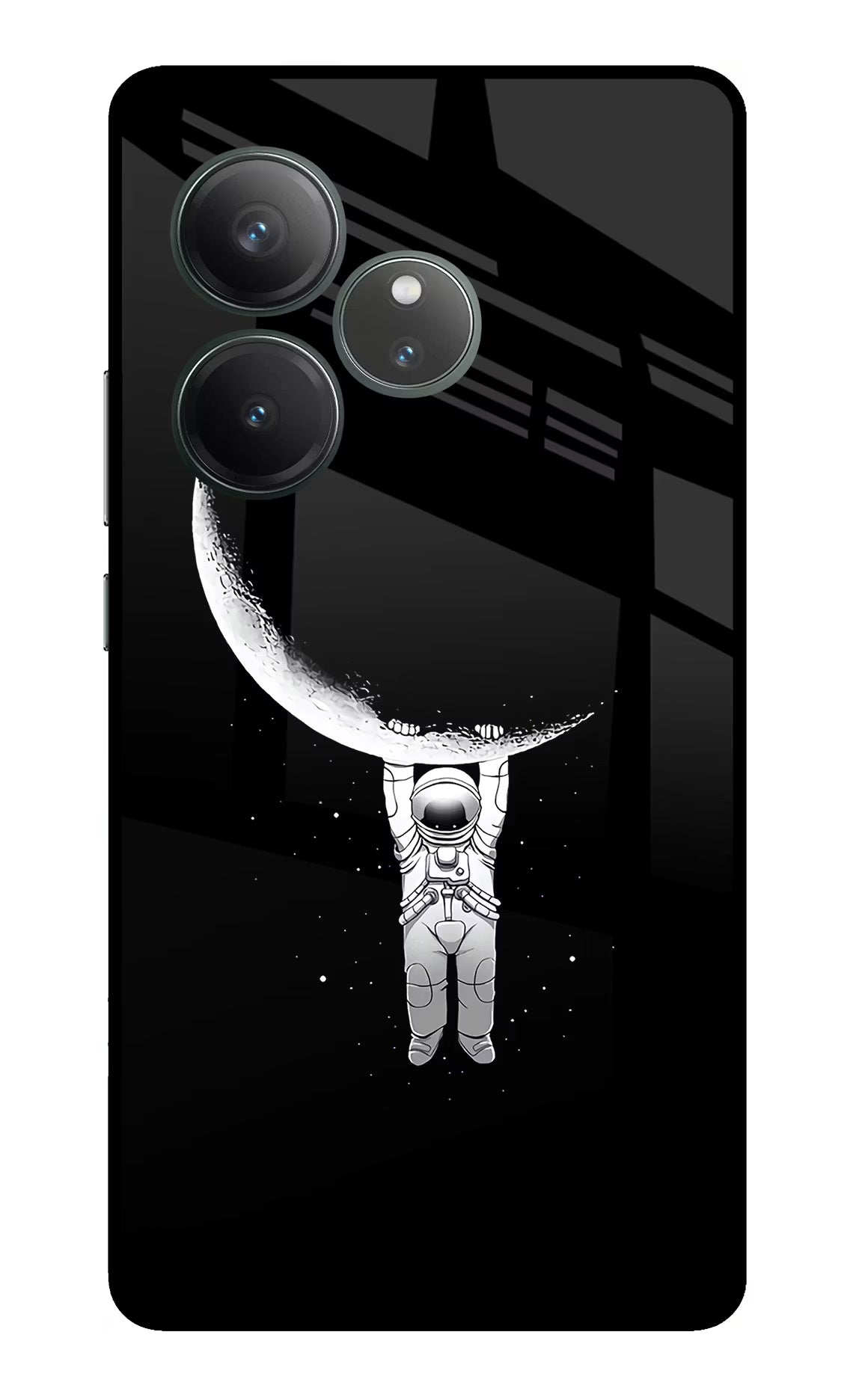 Moon Space Realme GT 6 Glass Case Back Cover by Casekaro