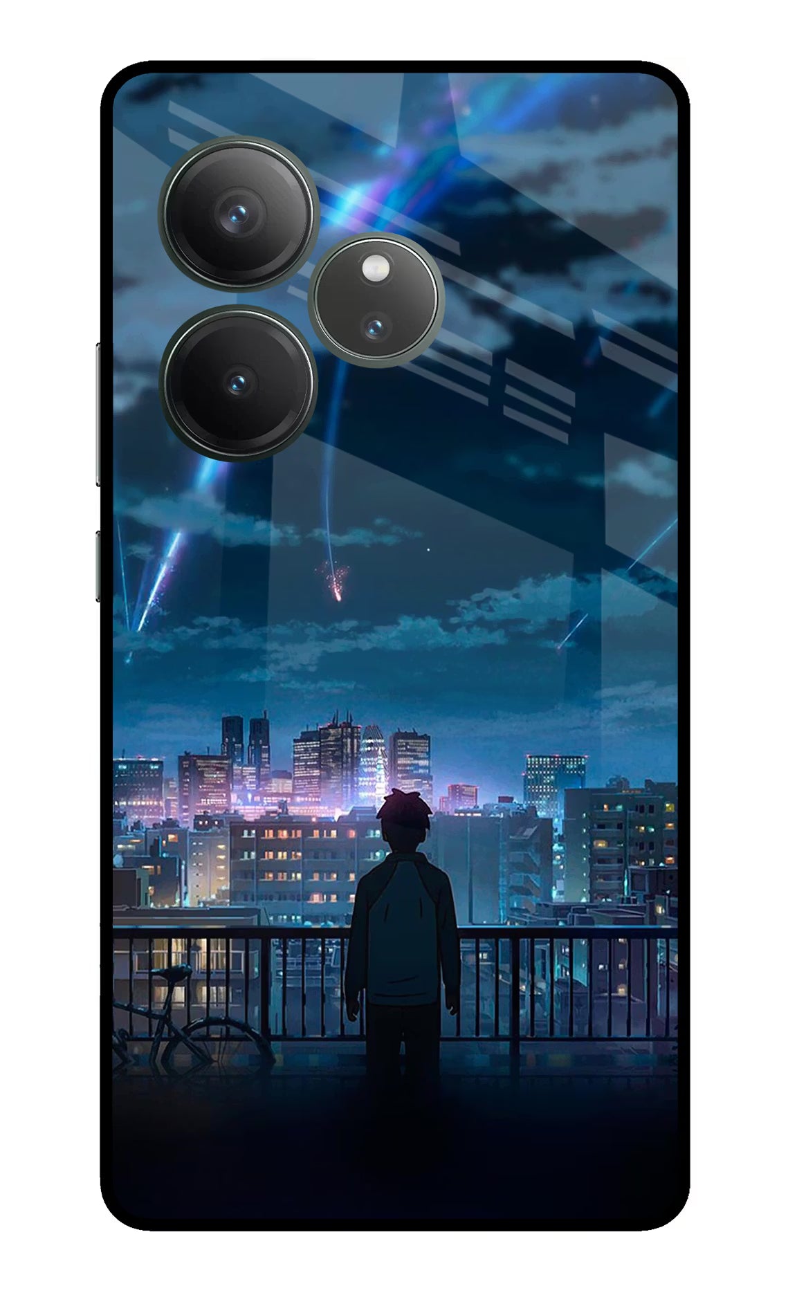 Anime Realme GT 6 Glass Case Back Cover by Casekaro