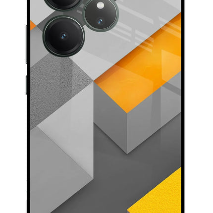 Abstract Realme GT 6 Glass Case