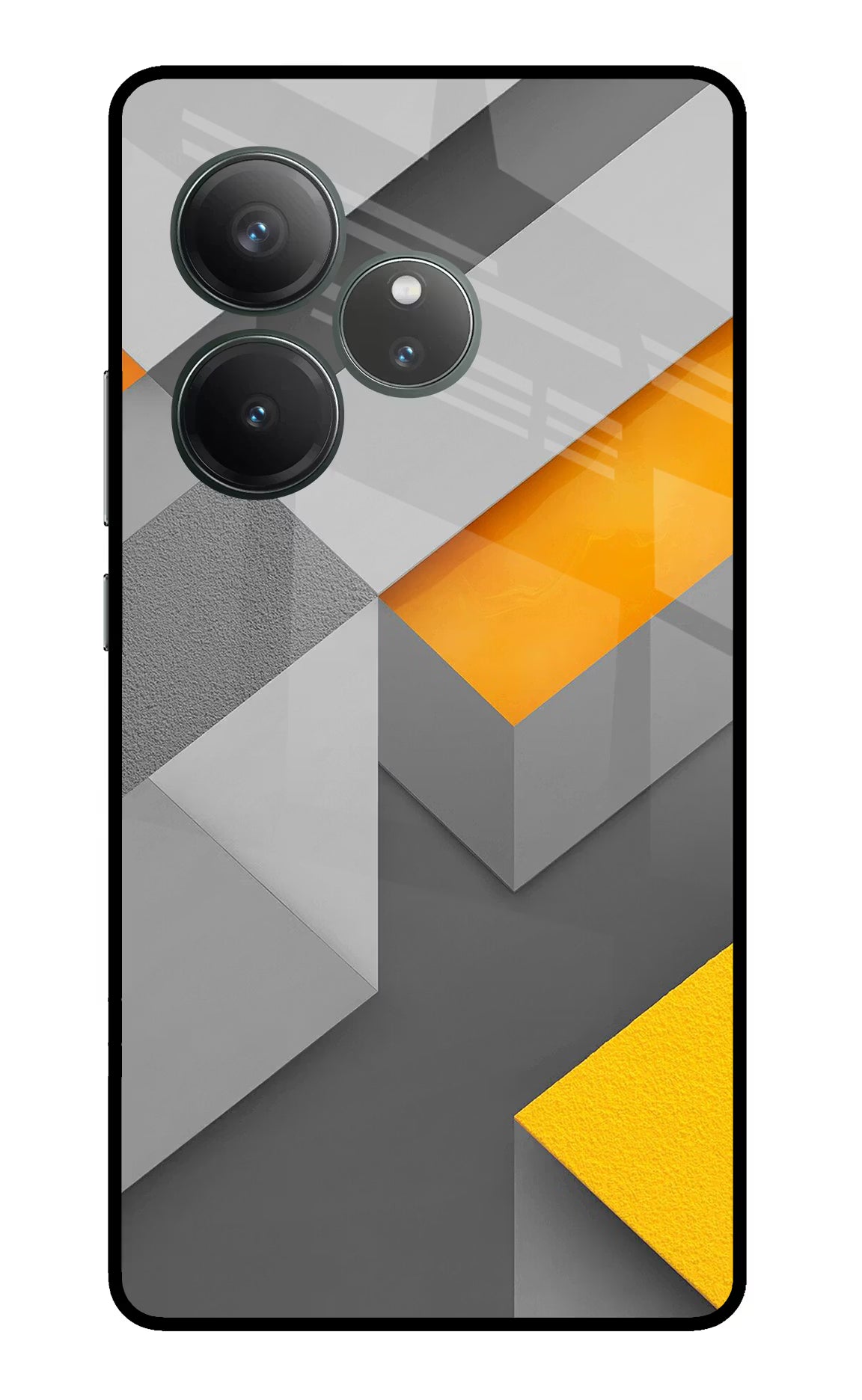 Abstract Realme GT 6 Glass Case Back Cover by Casekaro