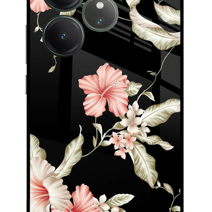 Flowers Realme GT 6 Glass Case