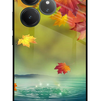 Flowers Realme GT 6 Glass Case