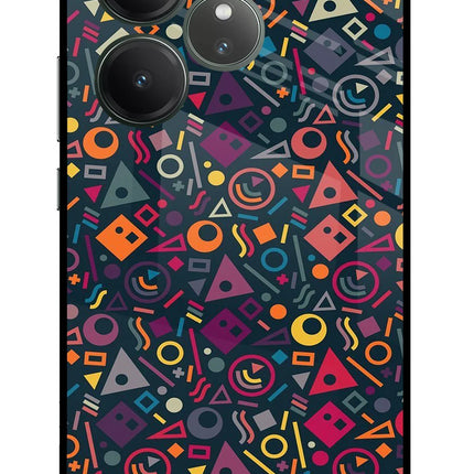 Geometric Abstract Realme GT 6 Glass Case