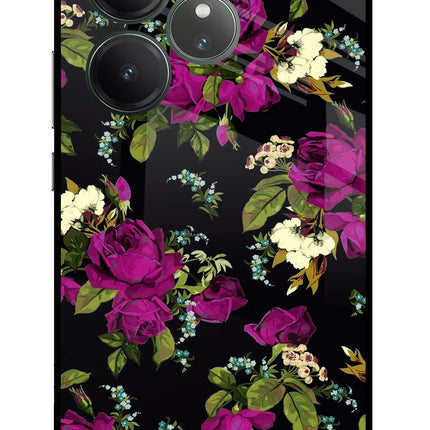 Flowers Realme GT 6 Glass Case