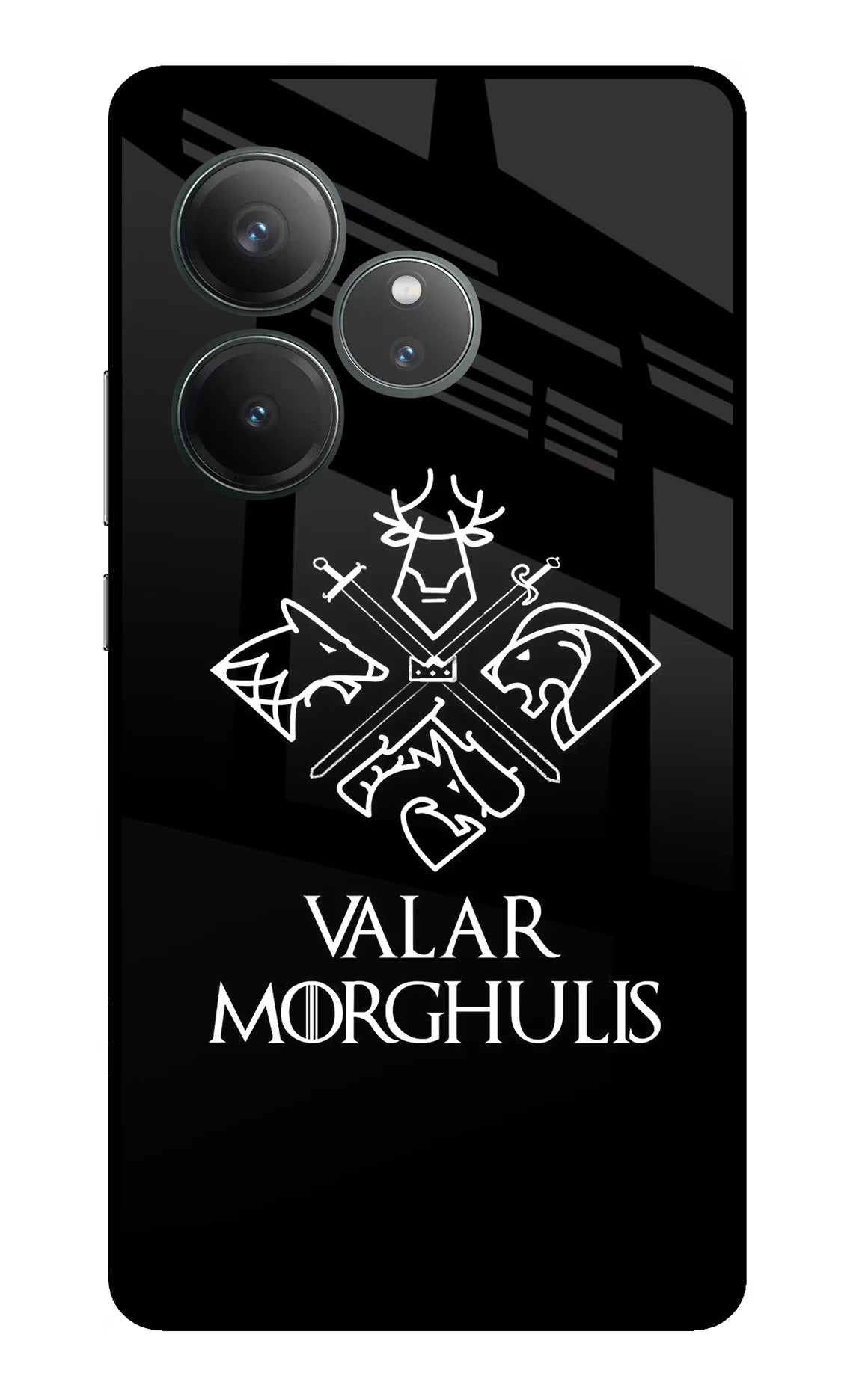 Valar Morghulis | Game Of Thrones Realme GT 6 Glass Case Back Cover by Casekaro