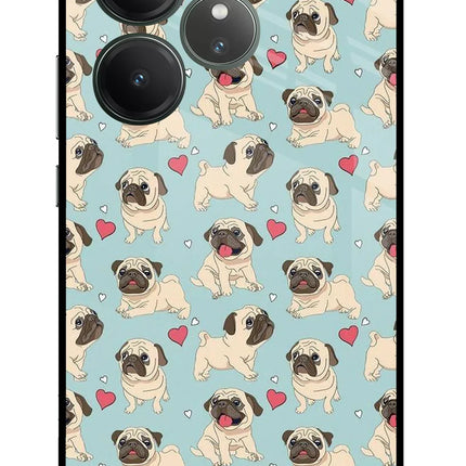 Pug Dog Realme GT 6 Glass Case