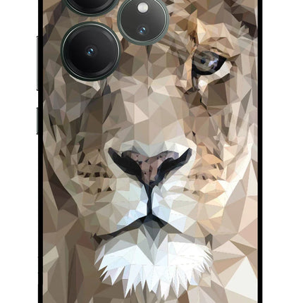 Lion Art Realme GT 6 Glass Case