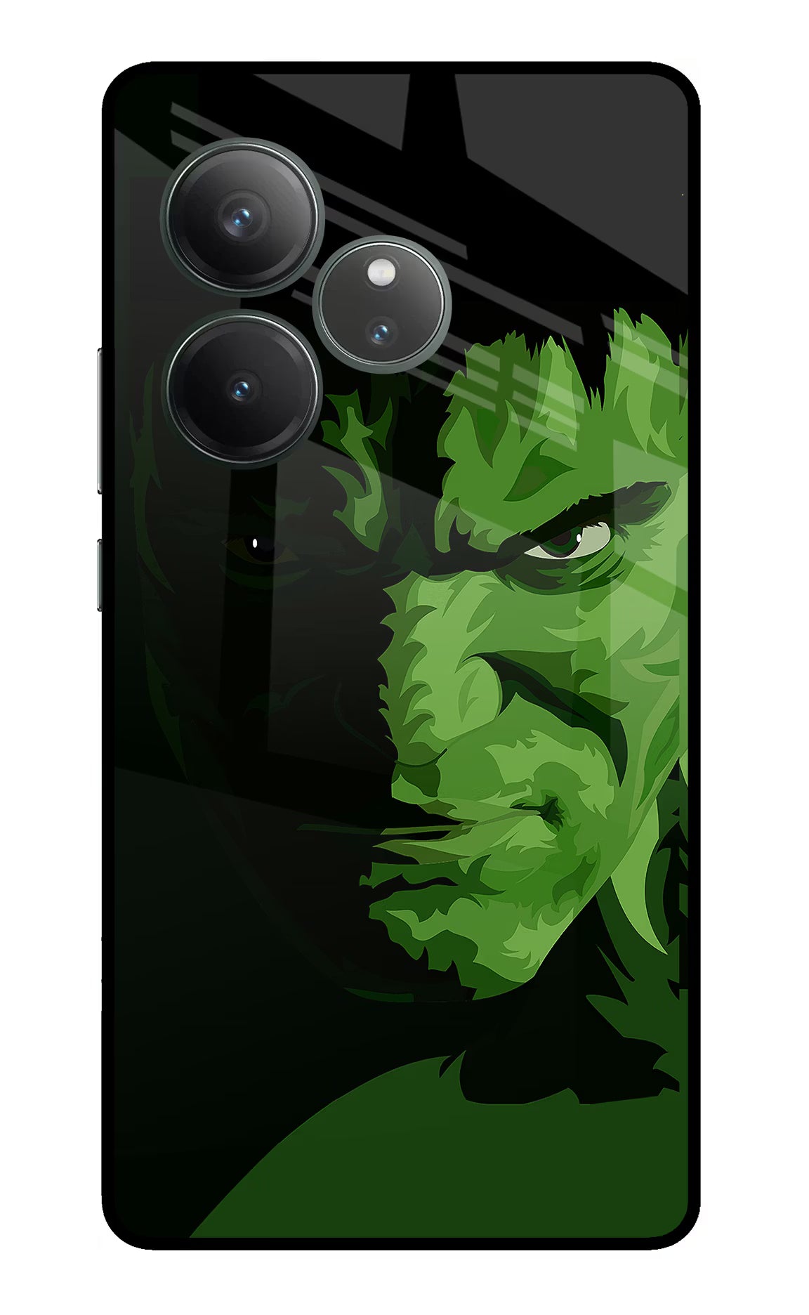 HULK Realme GT 6 Glass Case Back Cover by Casekaro