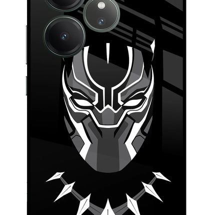 Black Panther Realme GT 6 Glass Case