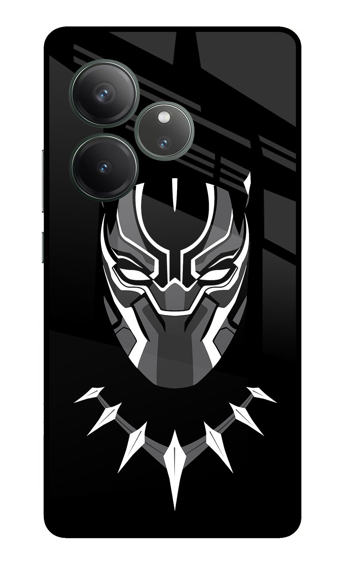 Black Panther Realme GT 6 Glass Case