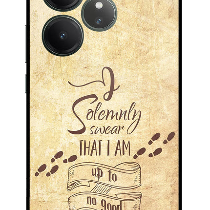 I Solemnly swear that i up to no good Realme GT 6 Glass Case