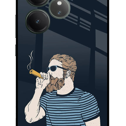 Smoking Realme GT 6 Glass Case