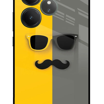 Sunglasses with Mustache Realme GT 6 Glass Case