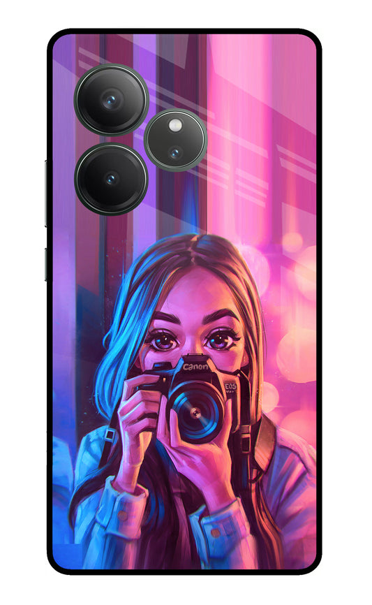 Girl Photographer Realme GT 6 Glass Case