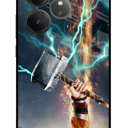 Thor Hammer Mjolnir Realme GT 6 Glass Case
