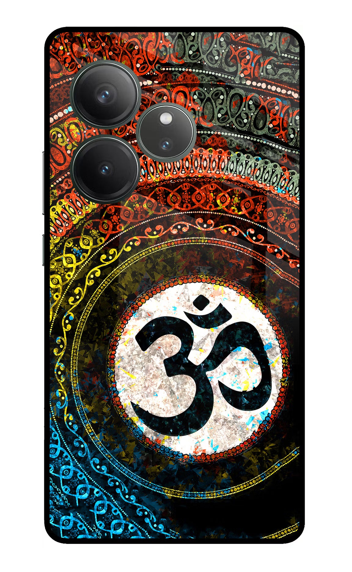 Om Cultural Realme GT 6 Glass Case Back Cover by Casekaro