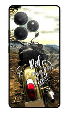 Ride More Worry Less Realme GT 6 Glass Case