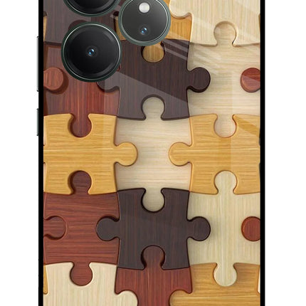 Wooden Puzzle Realme GT 6 Glass Case