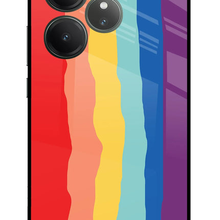 Rainbow Realme GT 6 Glass Case