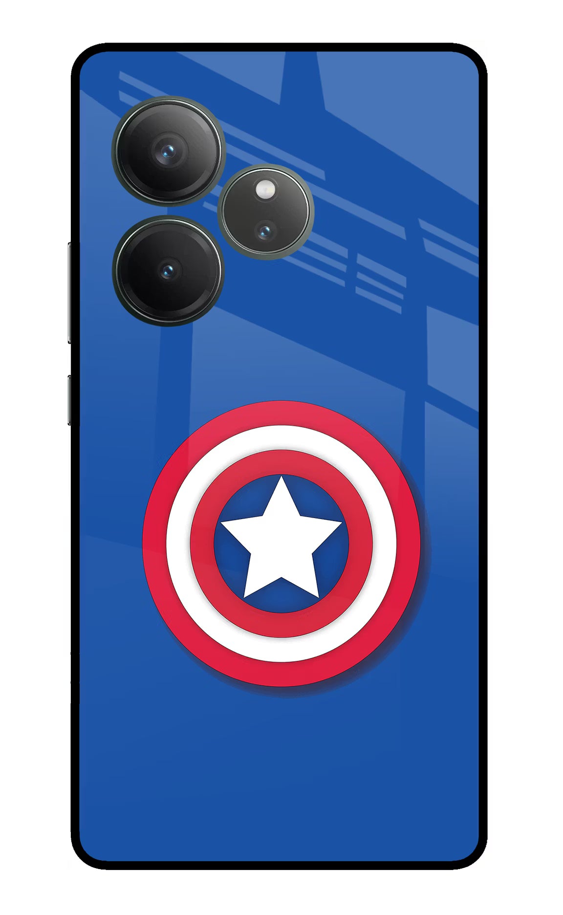 Shield Realme GT 6 Glass Case Back Cover by Casekaro