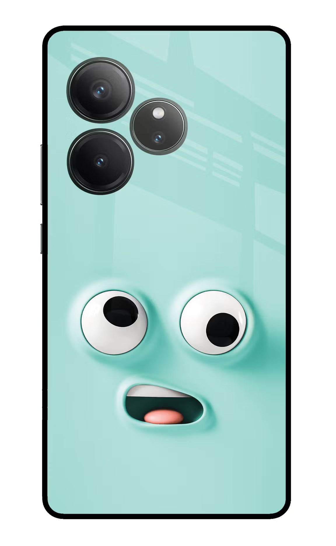 Funny Cartoon Realme GT 6 Glass Case Back Cover by Casekaro